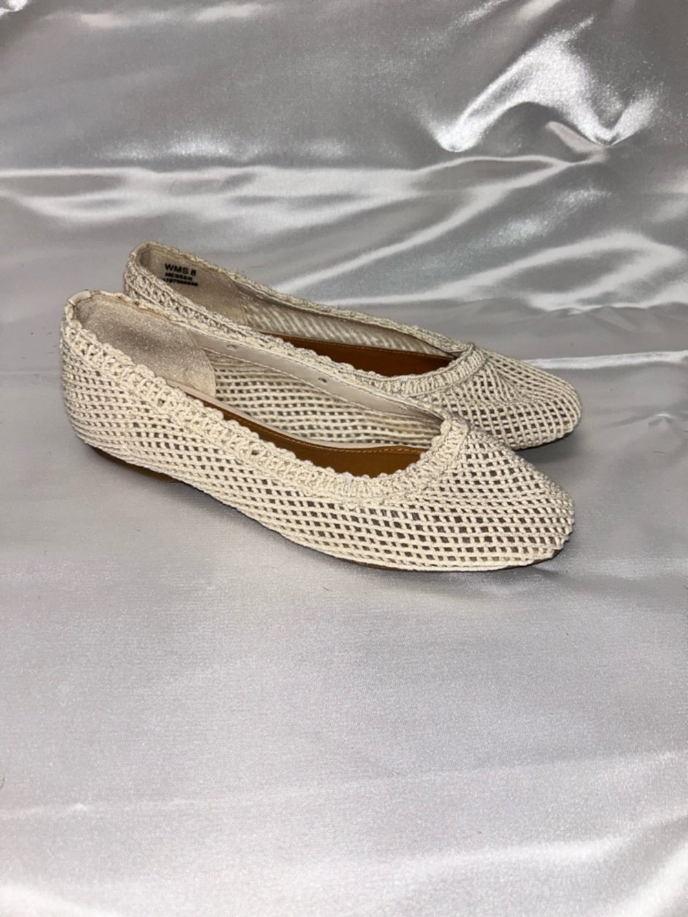 Dolce Vita MESSER Ivory Cream Ballet Flats | NEW NWT | Size US 8